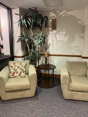 Cozy waiting room