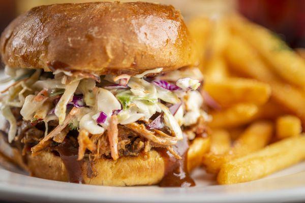 DC Cafe Pulled Pork Sandwich