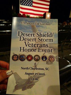 My dad is being honored among hundreds of other soldiers that fought for our country! God Bless our troops!