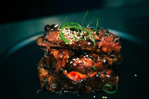 Roy's Original Szechuan Baby Back Ribs.