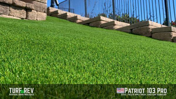 Front yard install of our Patriot 103 Pro... one of our 'always soft' lines