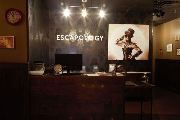 Check in here! Our Escapology host will get you checked in.