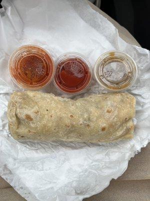 Potato breakfast burrito