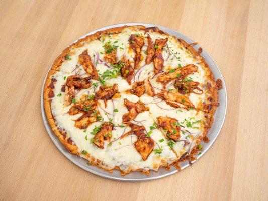 BBQ Chicken Cauliflower Pizza