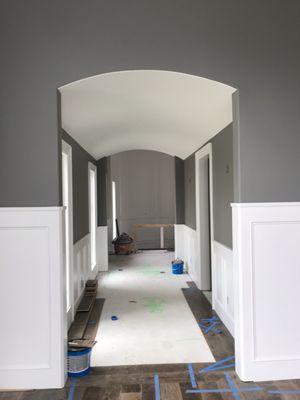 Arched hallway