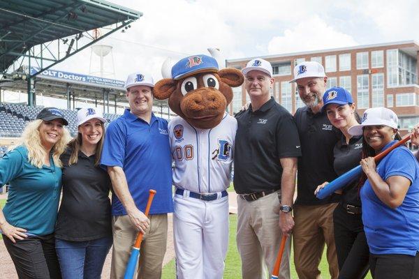 The Official Chiropractor for the Durham Bulls!