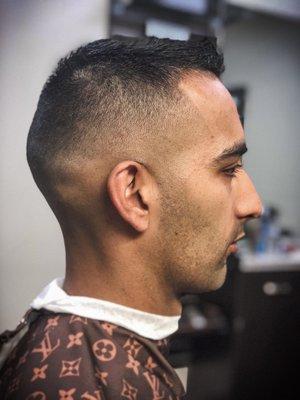 Bald medium fade by Torrence