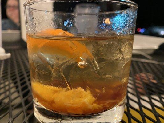 Watered down Old fashioned.