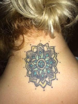 WARNING: This is what I got for a mandala tattoo from American Classic. Complete lack of care or talent.