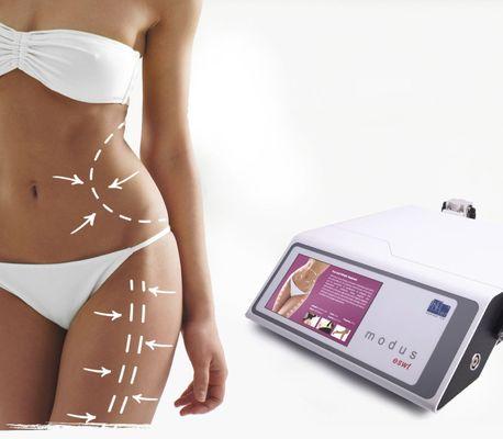 Shockwave therapy for cellulite treatment.