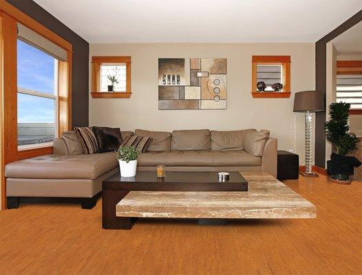 Want a flooring option that does the work and is beautiful too? Cork flooring is here and is easy to install.icorkfloor.com #corkfloor