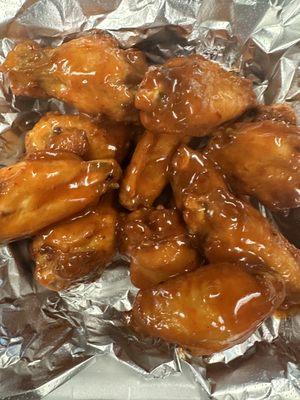 Mango habanero wings