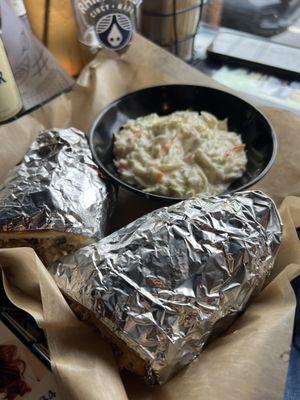 Sandwich which got completely stuck to the aluminum foil.