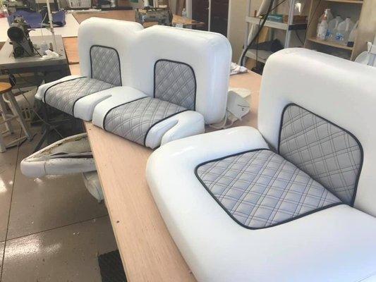 Custom Boat Upholstery!