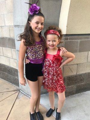 My two daughters at their Summer 2017 Recital at the Joan Kroc Center