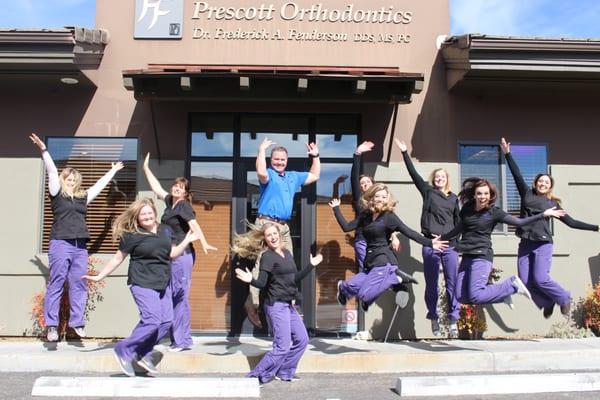 Jumping for joy for Prescott Valley Orthodntics!!!!