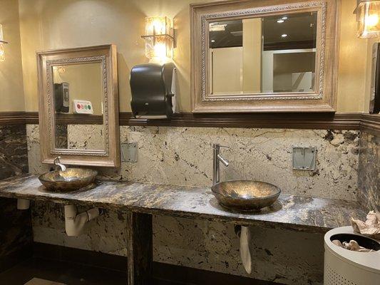 This is easily the nicest gas station bathroom I've ever seen!