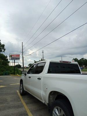 Window tint gives the vehicle a better look on the outside and makes it more comfortable on the inside