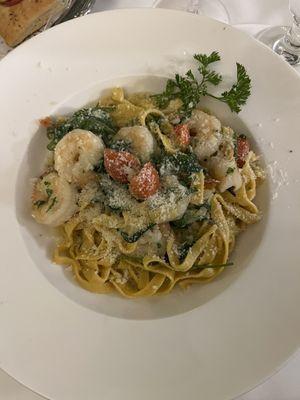 Fettuccine Shrimp Scampi