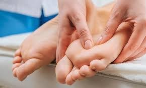 Reflexology foot massage