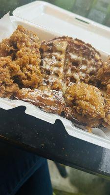 Chicken and waffles