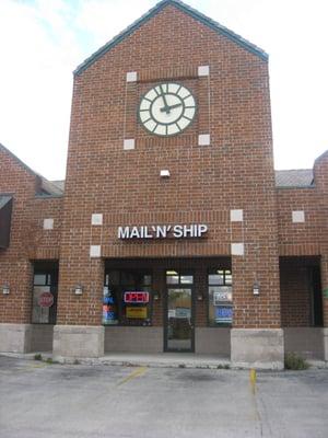 Mail N Ship is located in Clocktower Place, south of 3 Mile Road on Douglas Avenue