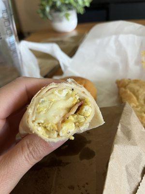 Bacon, Egg & Cheese Breakfast Burrito