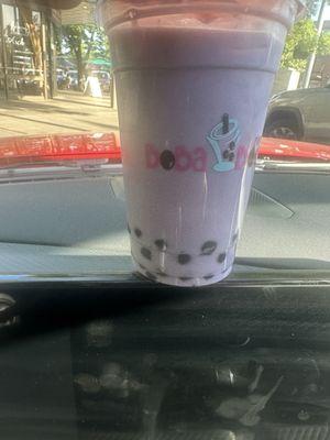 Taro milk tea: good