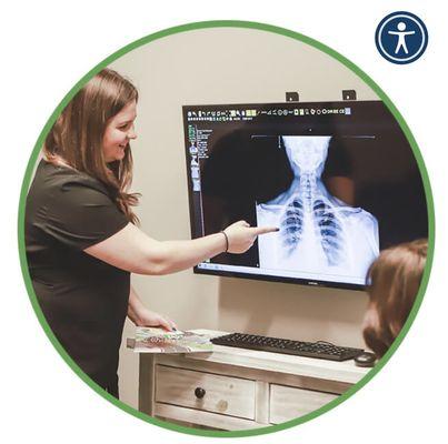 We offer digital x-rays in office if necessary.