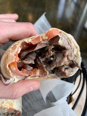 Beef Shawarma Wrap