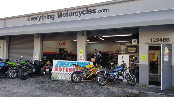 Specializing in Metric AND Harley Davidson!