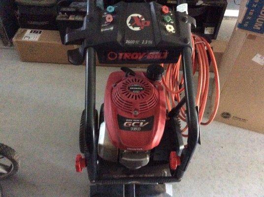 GCV Honda pressure washer