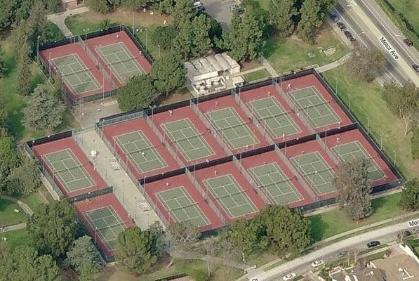 Cheviot Hills Tennis - Birds Eye