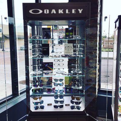 Come check out our new Oakley filled display filled with the latest ophthalmic glasses and sunglasses at TSO Baytown.