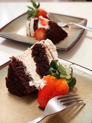 Chocolate Strawberry Shortcake