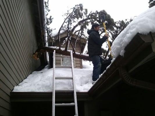 storm damage repairs for your roof....