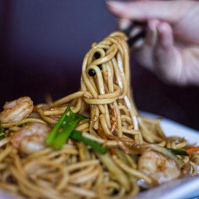 Shrimp Hibachi Noodles