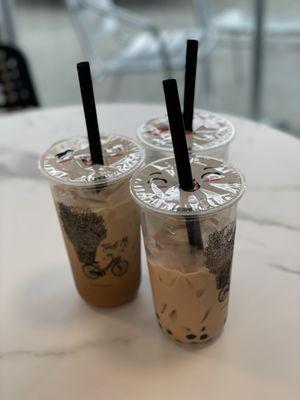 2 OG Coffees and 1 Classic Milk Tea with Black Sugar Tapioca Pearls