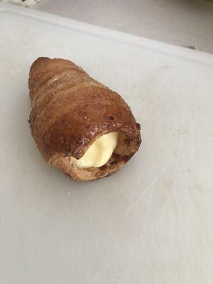 Cream horn from international bakery.