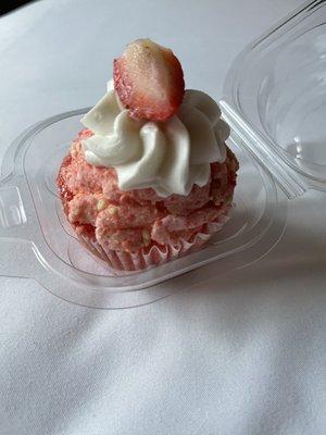 Strawberry Crunch Cupcake