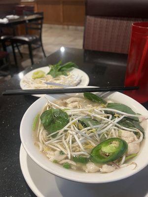 Very good chicken pho was just what the doctor ordered.