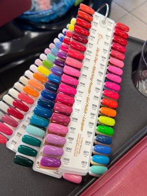 Great selections of polishes