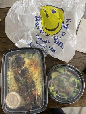 Delivered food