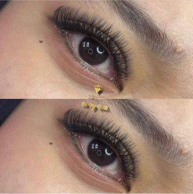 Eyelashes extensions extra classic