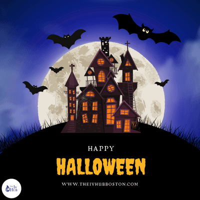 Wishing everyone a spooky day! Keep your energy, health, and vitality up with our IVs and services, even on Halloween. Call now.