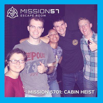 Another team who had a great time during their Cabin Heist mission!