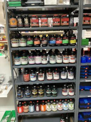 Great selection of reloading powders.