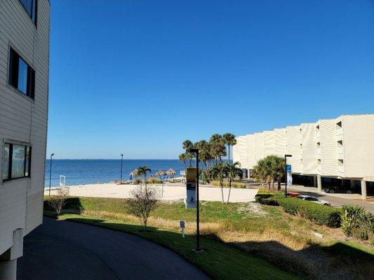 Mid-morning view from our balcony.