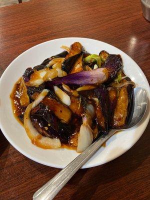 Eggplant with Garlic Sauce