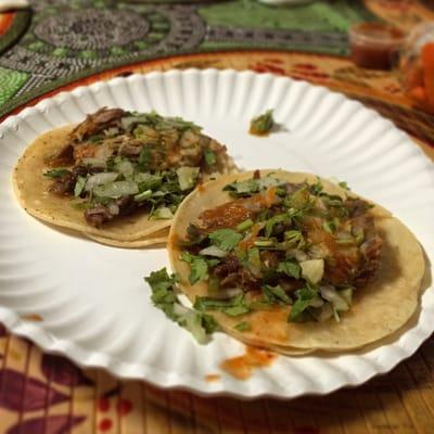 Tacos de Carnitas, $2 -- DECENT